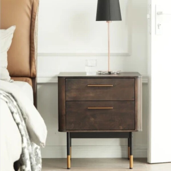 Mesa de luz WILSHERE Negro - UNICO