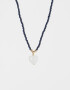 Collares Cortos Beach Collar Corto De Mostacillas Y Dije - Dorado