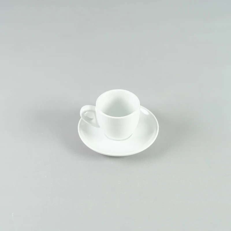 Taza de Café 90ml c/ Plato 11,5 cm Blanco Choosing Taza de Café 90ml c/ Plato 11,5 cm Blanco Choosing