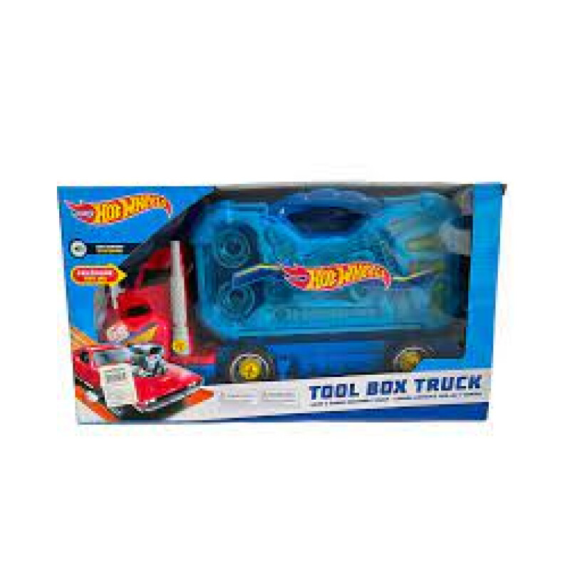 Camión Hot Wheels Tool Box Truck con herramientas luces y sonido Camión Hot Wheels Tool Box Truck con herramientas luces y sonido