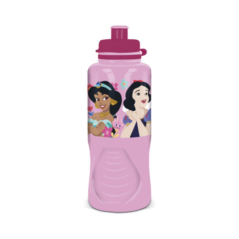Botella Plástica Ergonómica Princesas 430 ml U