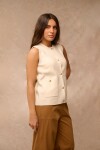 CHALECO ESTEFANIA CREMA CHALECO ESTEFANIA CREMA