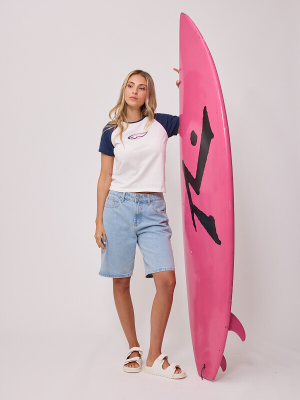 SHORT JEAN MIRELA RUSTY Azul Piedra
