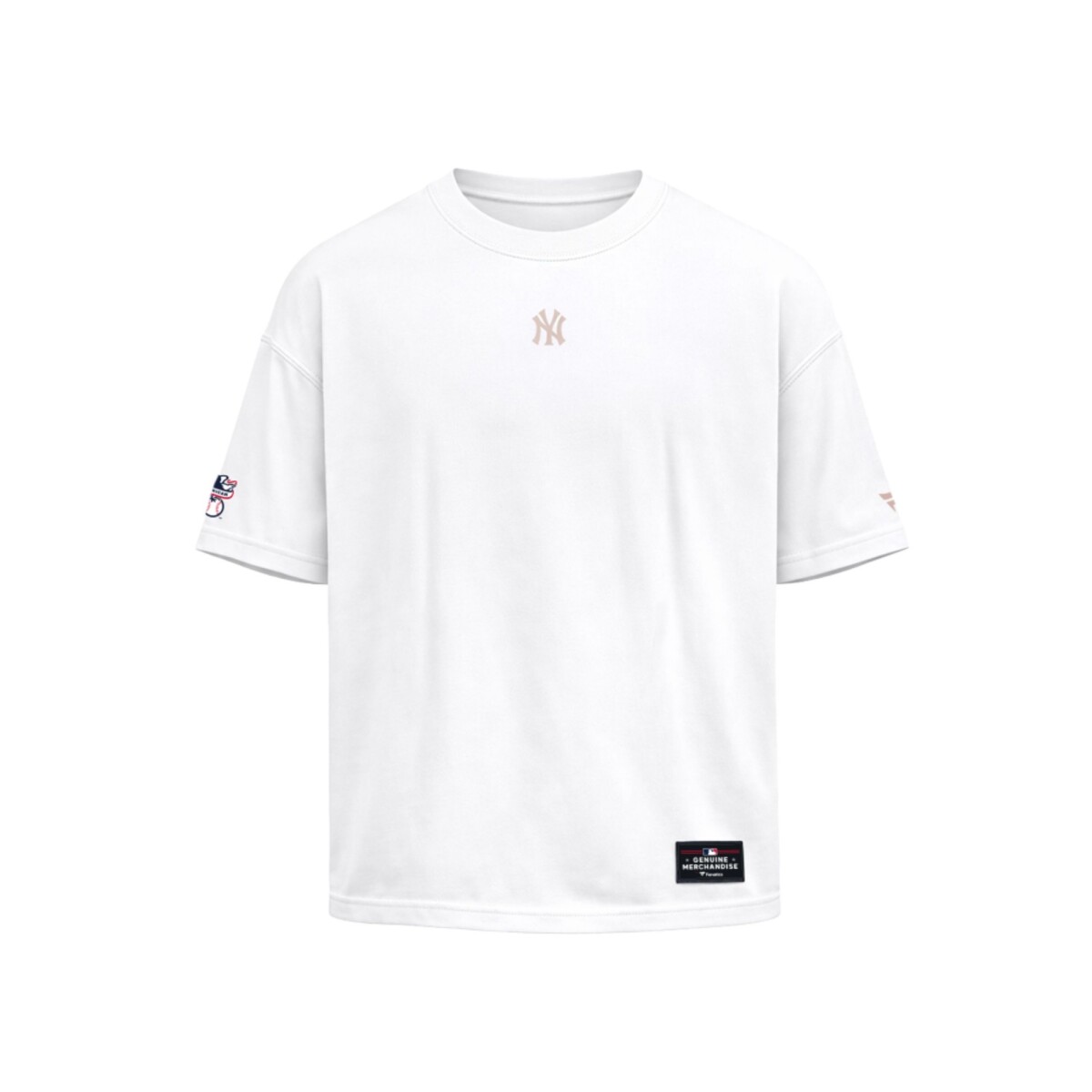 CAMISETA NBA MLB YANKEES MANGA CORTA HOMBRE MLBTS526105-WH1 - Blanco 