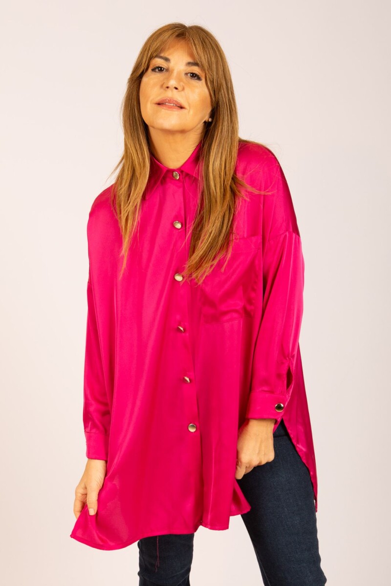 Camisa oversize - Fucsia 