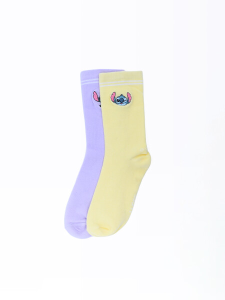 MEDIAS STITCH IN COLORS PACK X 2 VARIANTE 1