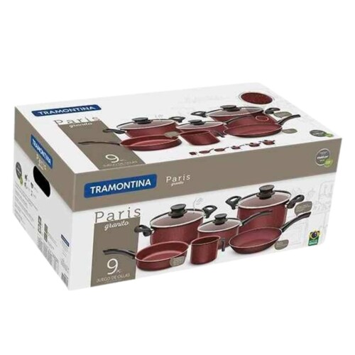 Bateria de Cocina Paris 9 pcs Me.bateria De Cocina Paris 9 Pcs