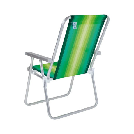 Set Silla Playa Alum 120Kg + Mesa Lateral Divisiones Mor Verde