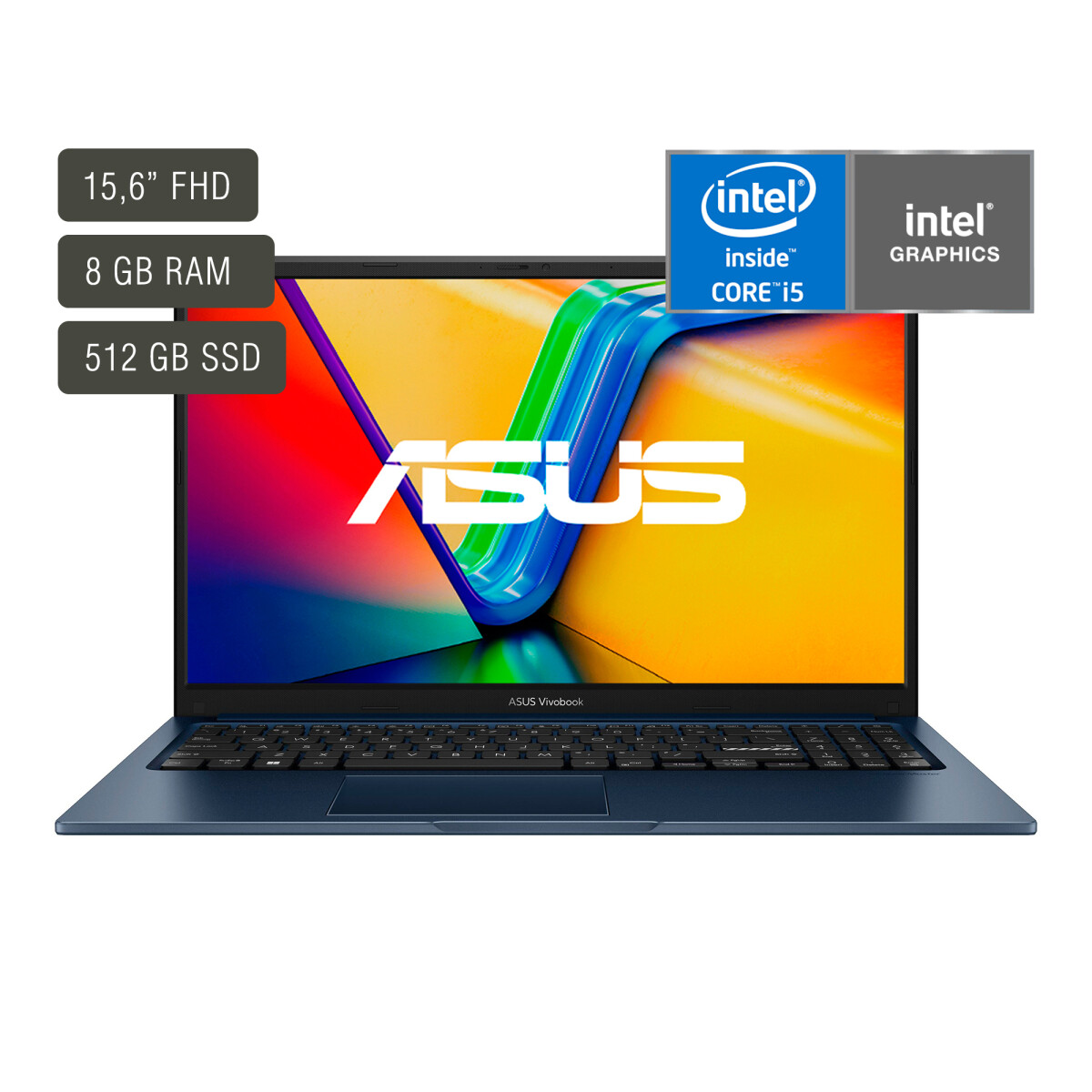 Notebook Asus Vivobook 15,6'' Core I5 8gb 512gb 