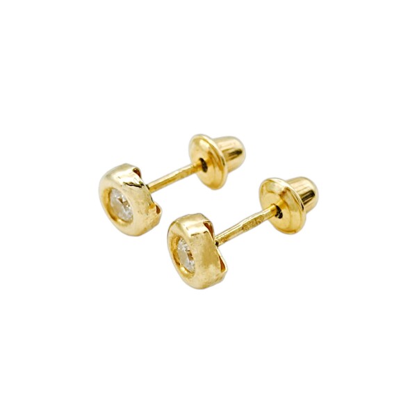 Abridores Punto de luz-Oro Bajo- Zirconia-AB8030 Conpiedra