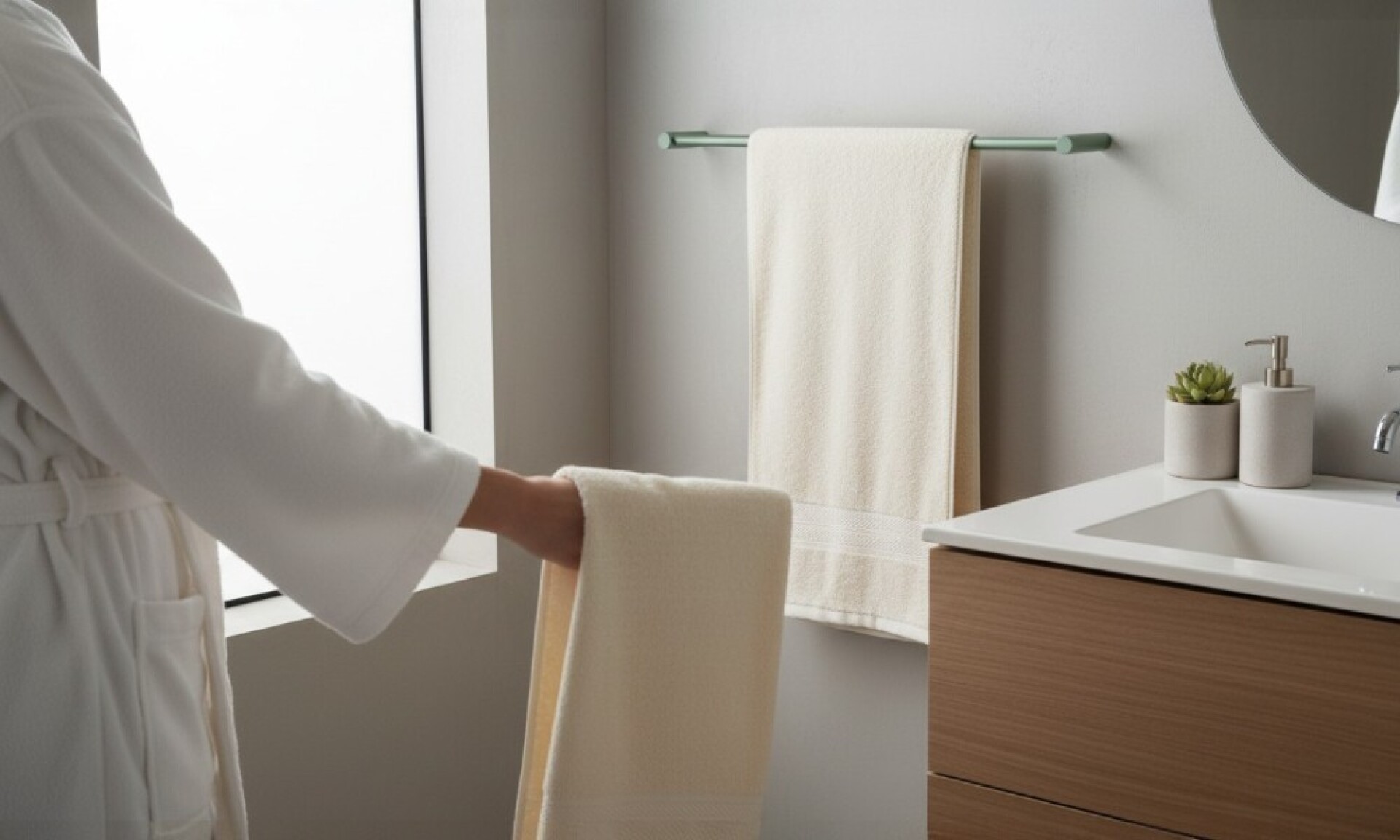 Toallero Simple Ku20 Agave 