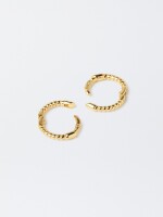 Pendientes De Aro De Plata 925 dorado