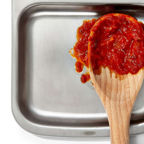 Oxo Gg Soporte Para Tapa Y Cuchara En Acero Inoxidable