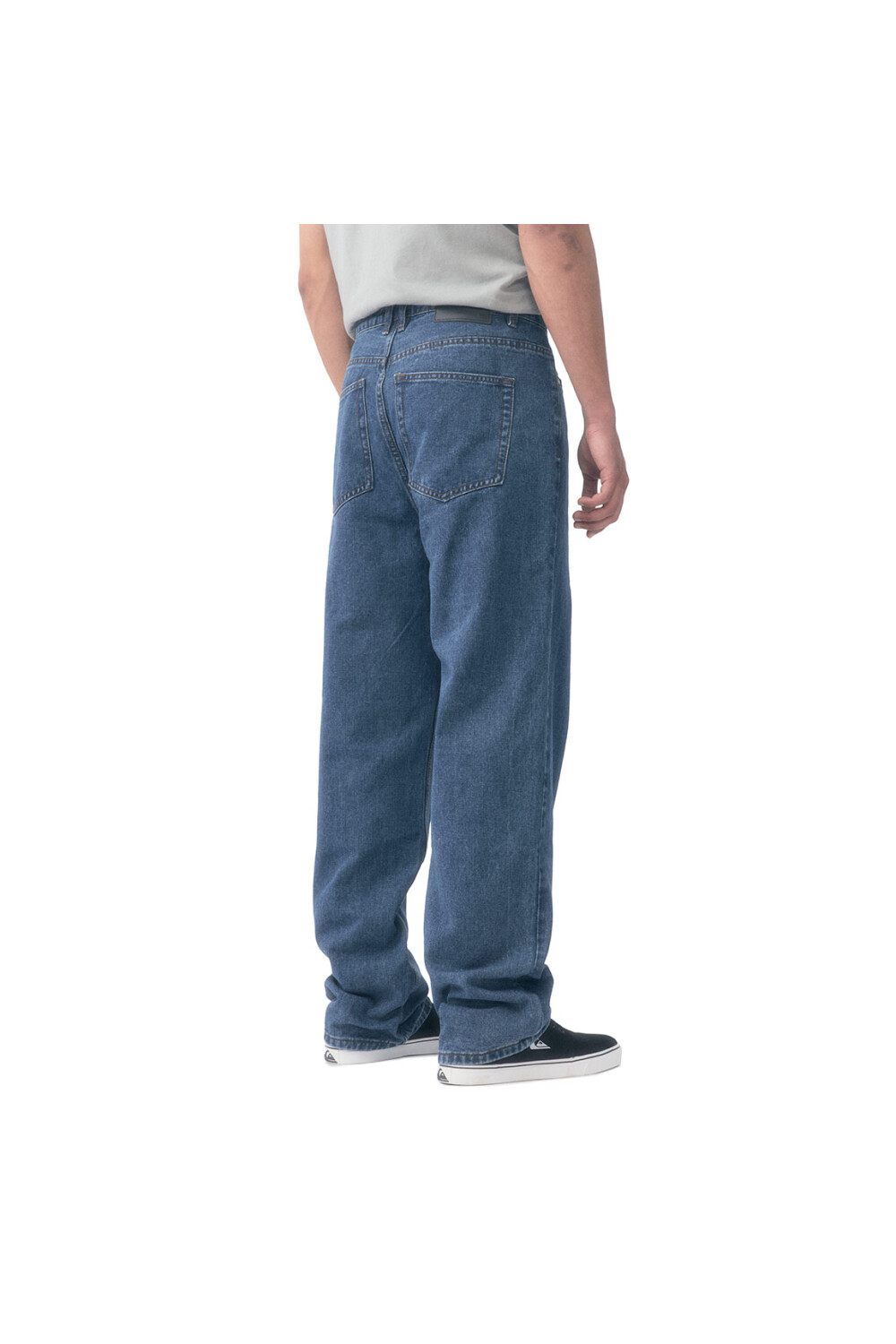 Quiksilver Jeans Holgados Hombre - Azul Medio Azul Medio