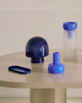 Lámpara de mesa Reig de cristal azul