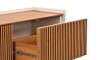 Rack de TV Dune Ripiado 1.8 - Linea Manhattan Off White
