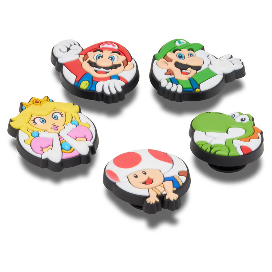 Jibbitz Super Mario Core 5 Pack Multicolor