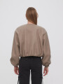 Campera Terry Taupe Claro