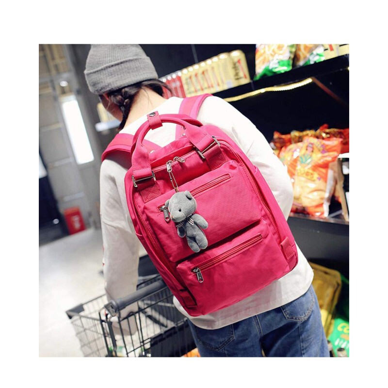 Mochila Lumax Fashion Para Notebook Uso Diario Diseño Moderno Cómoda Y Funcional Rojo