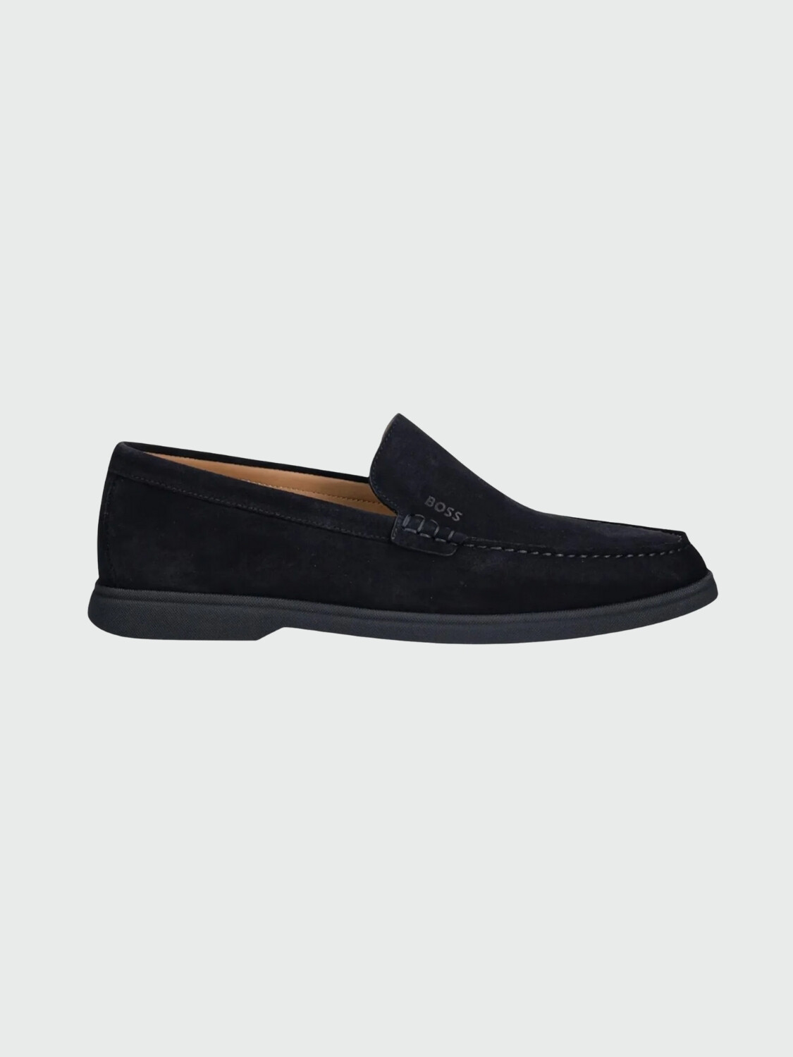 BOSS - Mocasines Suede Loafers Azul