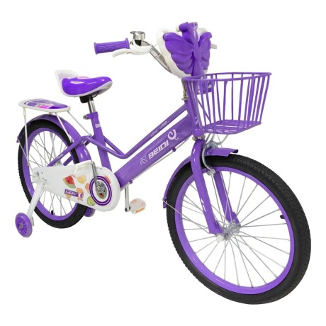 Bicicleta infantil Butterfly Rodado 20 Violeta