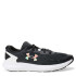 Championes de Mujer Under Armour Charged Rogue 3 Knit Negro - Blanco