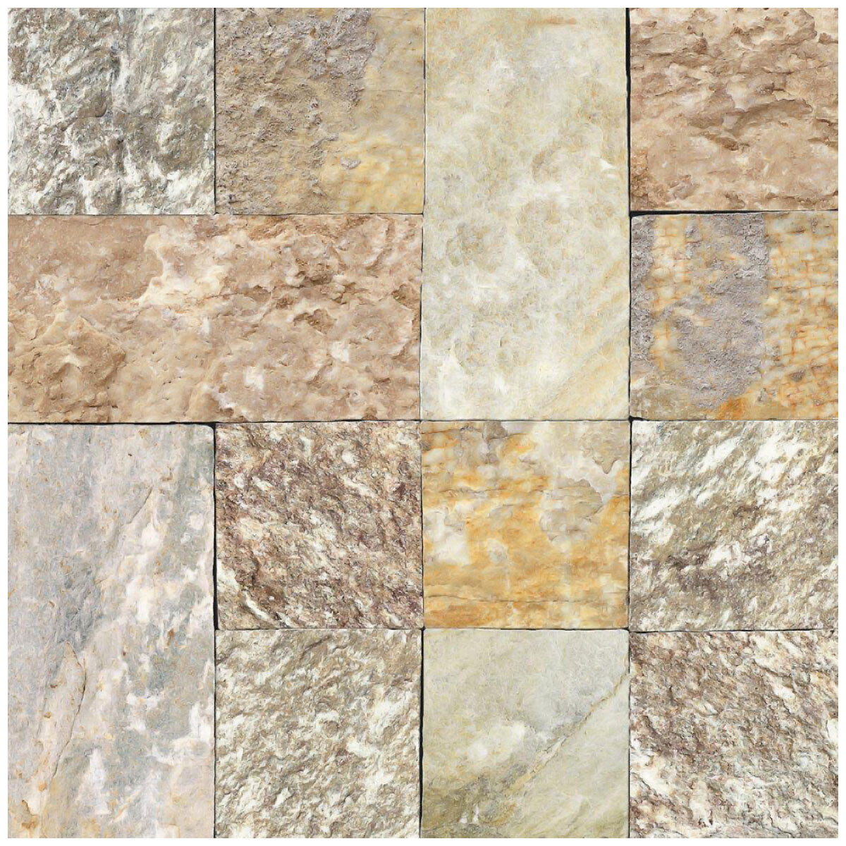 Ceramica Tipo Piedra Antideslizante 52.5X52.5Cm Piso 