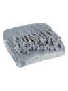 Manta throw BONDEROSE fleece 130x170 azul Manta throw BONDEROSE fleece 130x170 azul