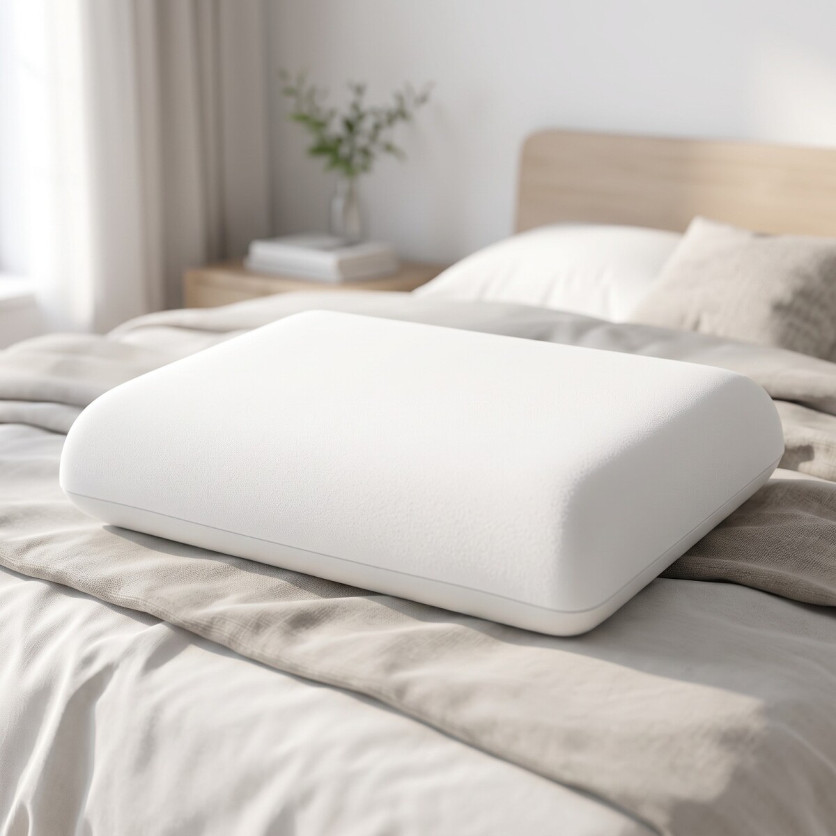Almohada viscoelástica memory foam alta densidad 