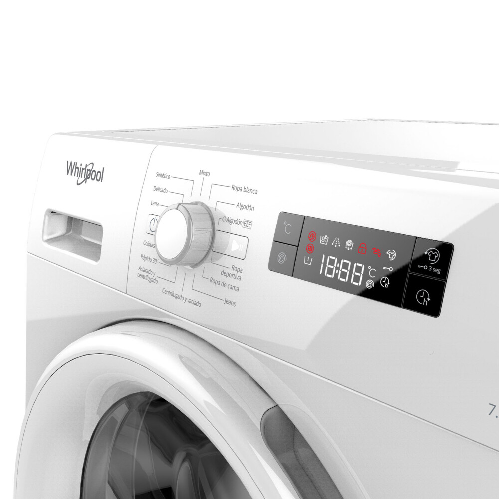 LAVARROPAS FRONTAL 9-KG BLANCO WHIRLPOOL WLF90B25F