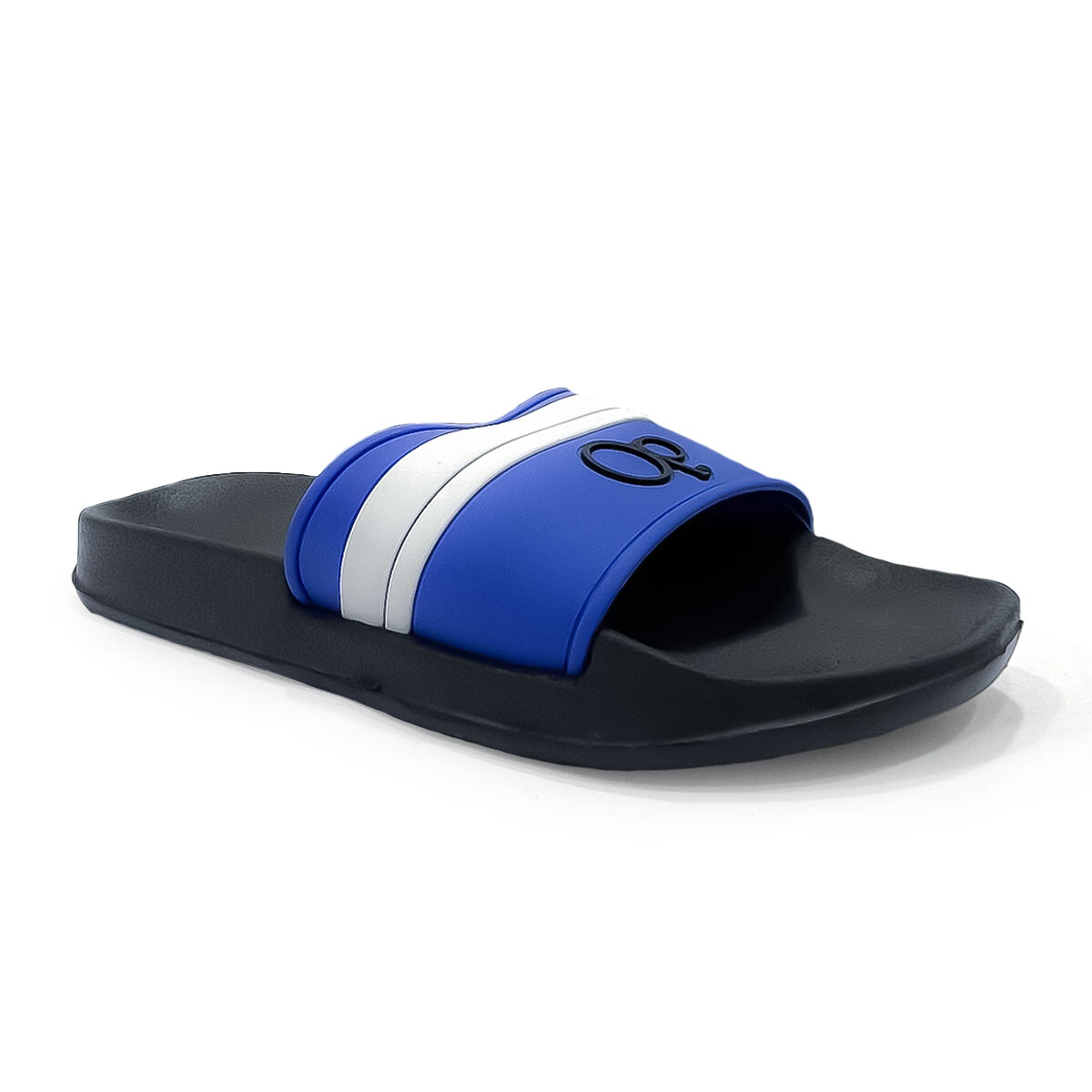 Chancletas Ocean Pacific Ojotas Unisex Playa Piscina - Negro y Azul 