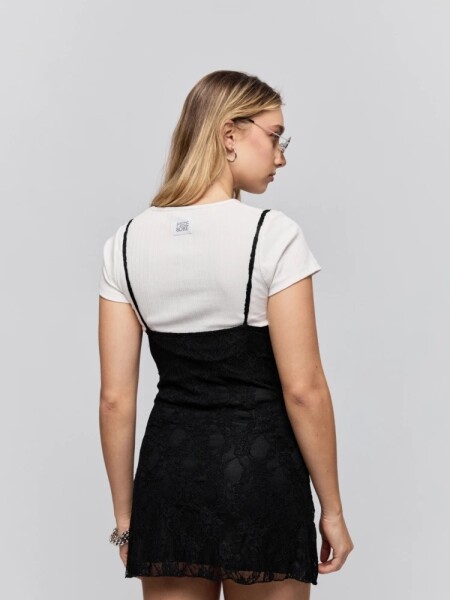 VESTIDO P.CAKE NARCISO NEGRO
