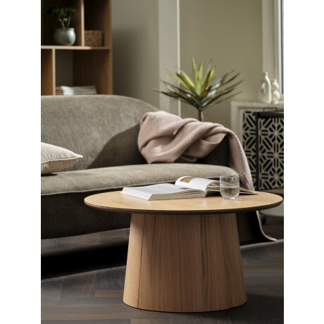 Mesa De Centro Kliplev Ø80 Color Roble