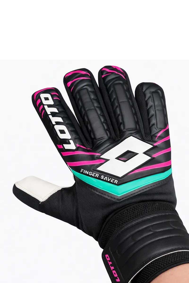 GUANTES DE GOLERO LOTTO Negro
