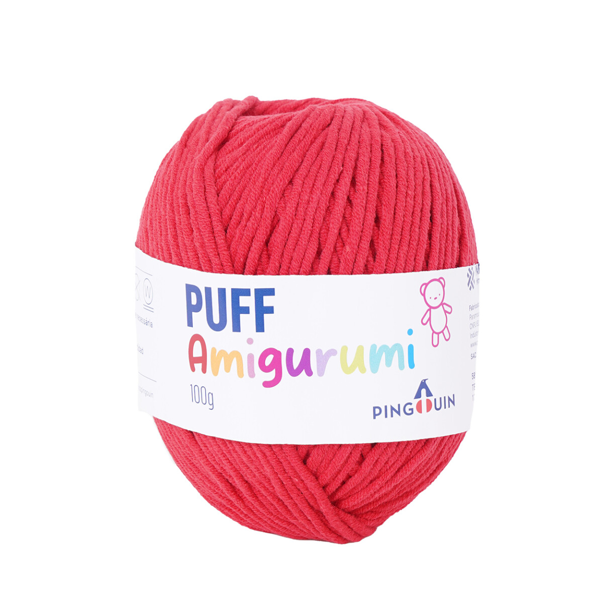 Puff Amigurumi - tomate 