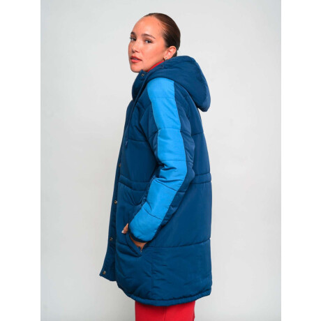Abrigo Parka Edge de Mujer azul