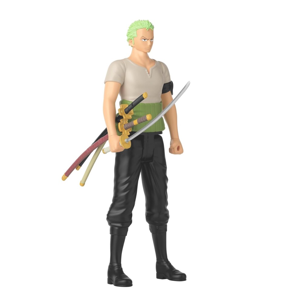 Anime Heroes Mega One Piece Zoro 30 cm Articulado Bandai BANDAI ANIME HEROES ONE PIECE FIGURA RORONOA ZORO 30 CM ARTICULADA