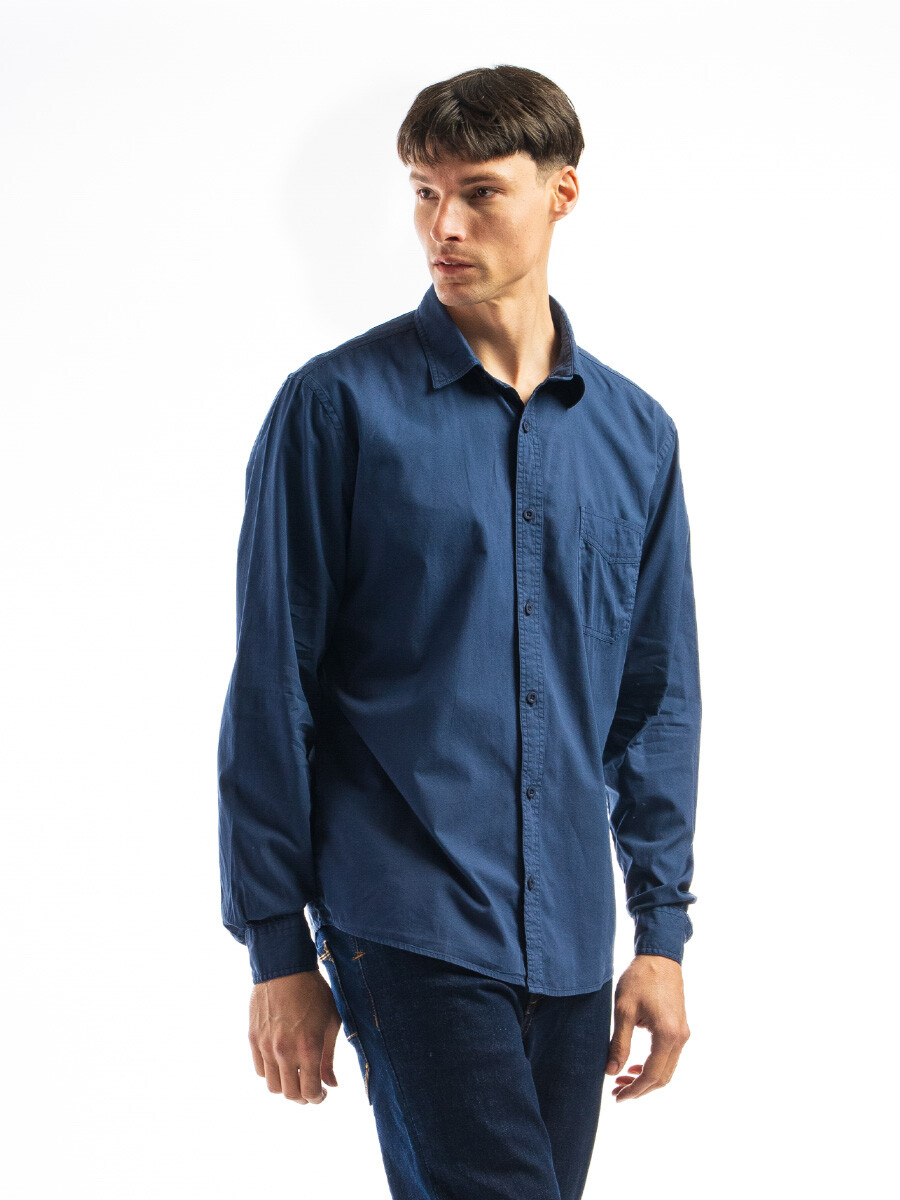 Camisa de Algodón Texas - Marino 