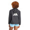 Campera de Mujer Adidas Run It Negro - Blanco