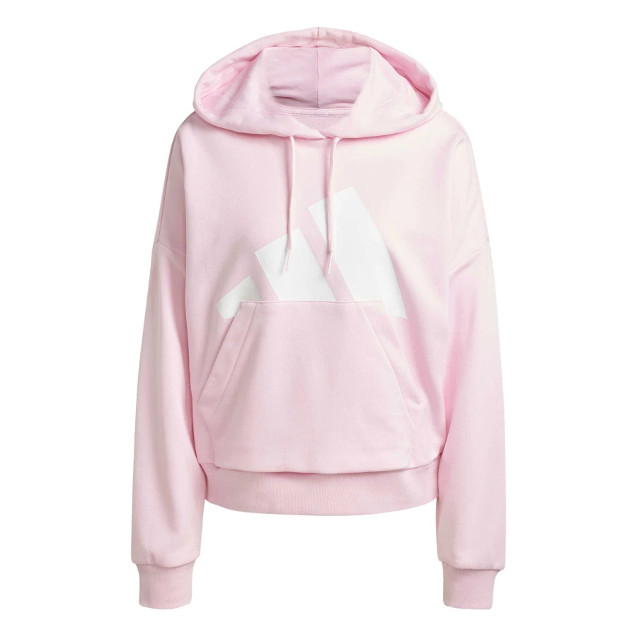 Canguro de Mujer Adidas Essentials Big Logo Rosado Claro - Blanco
