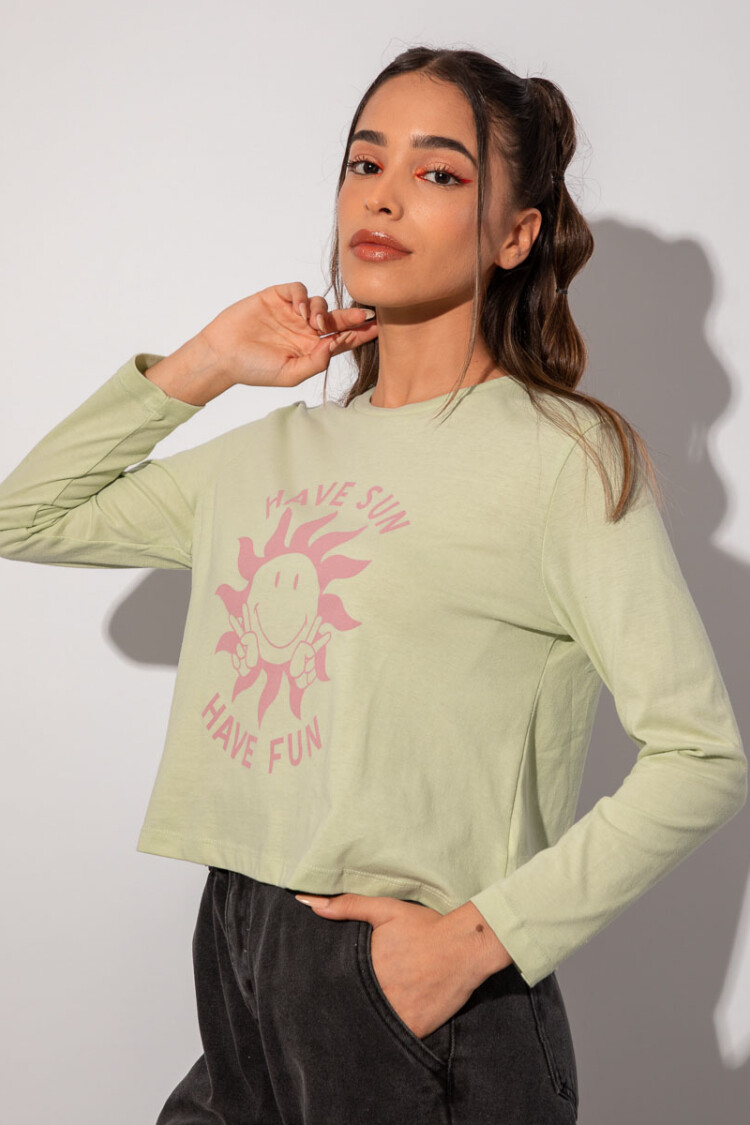 REMERA SUN FUN Verde Monte