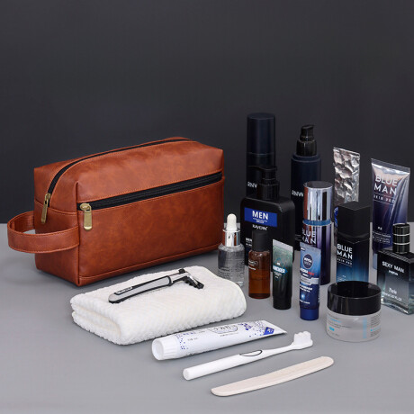 Neceser Bolso De Mano Masculino Marrón