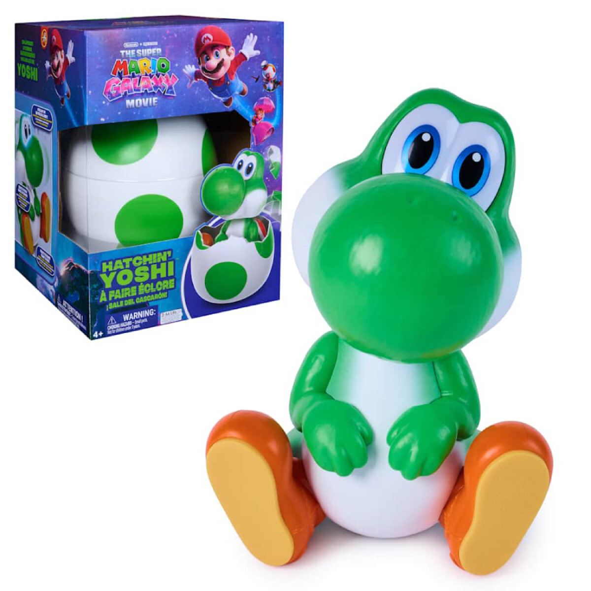 Figura The Super Mario Galaxy Movie - Hatchin´Yoshi Saliendo de cascaron 