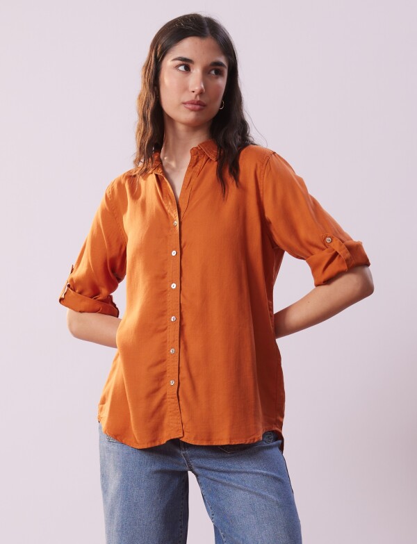 Camisa Tencel TERRACOTA