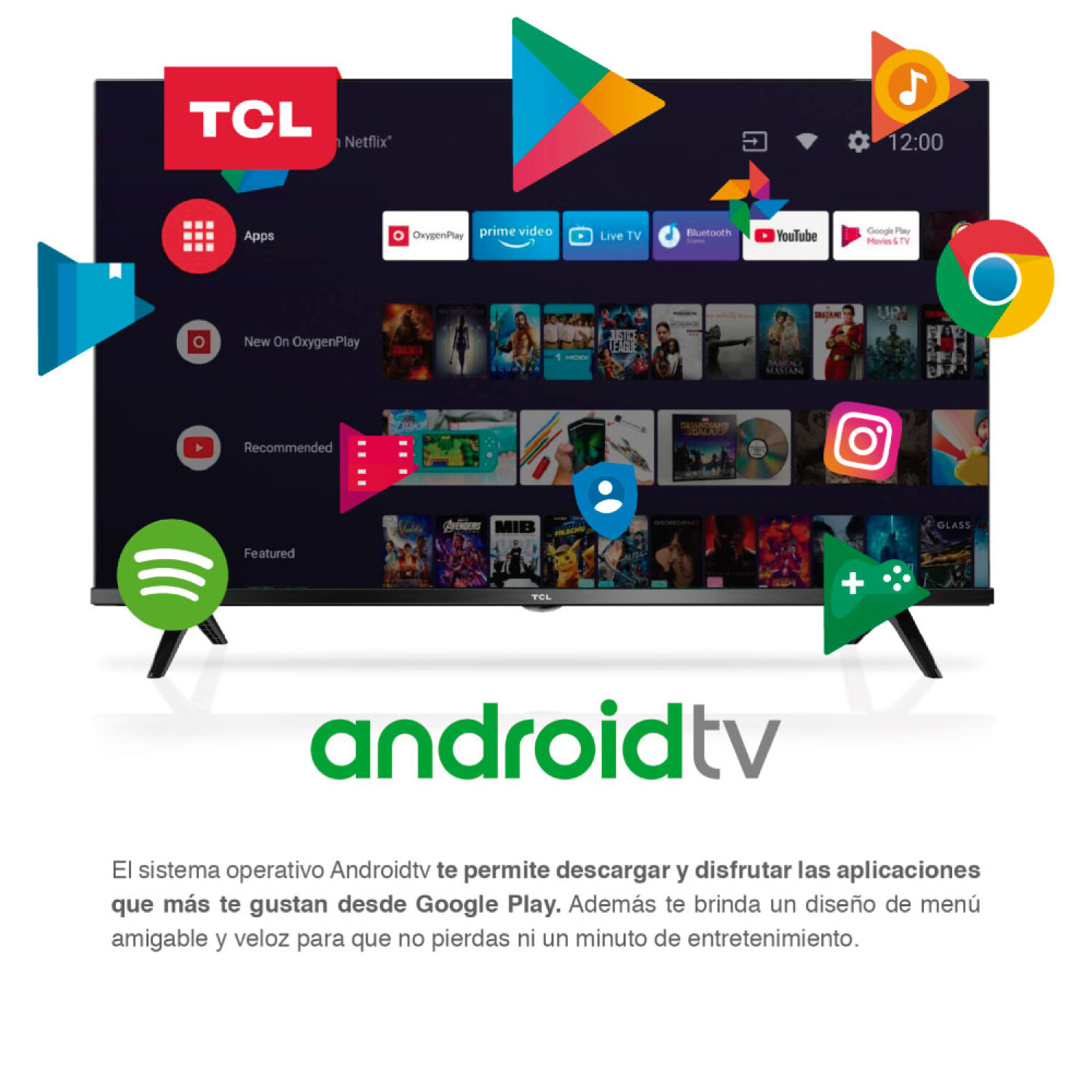 Smart TV TCL 40S65AI 40'' FHD Almacenes Tropigas El Salvador