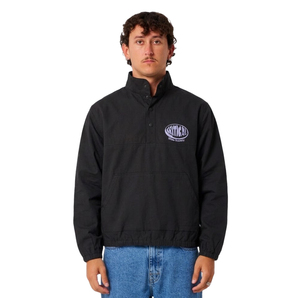 Campera Critical Slide Madness Pop Anorak - Negro 