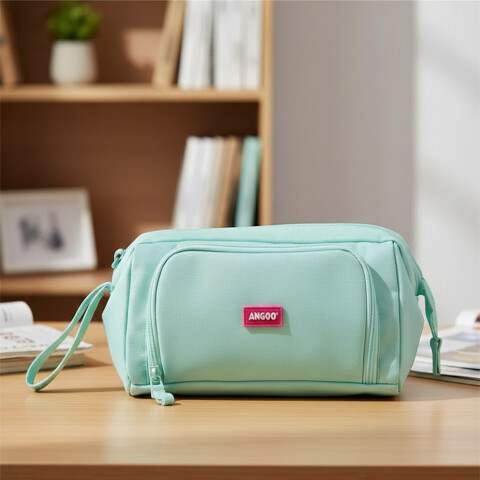 Cartuchera Escolar Liceal Organizador 22cm Gran Capacidad Verde