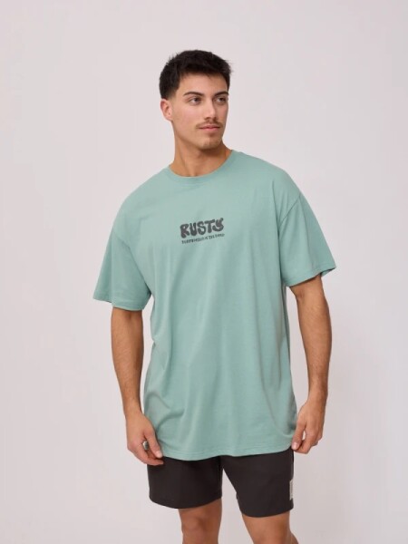 T-SHIRT RUSTY FURTADO VERDE