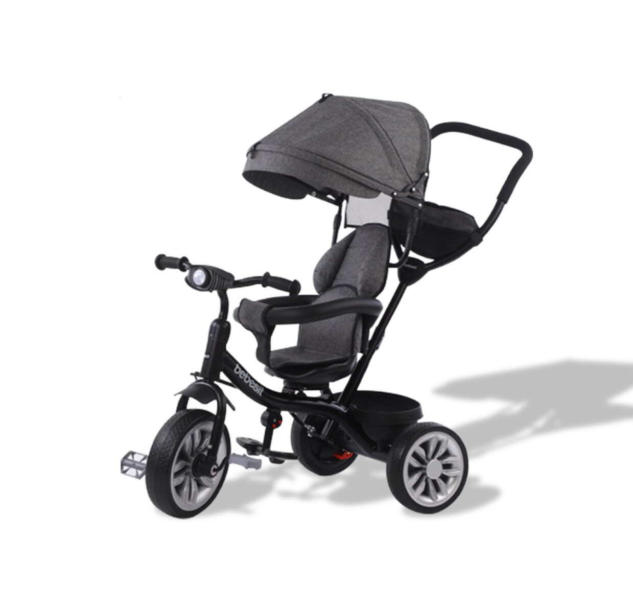 Bebesit Triciclo 360 asiento giratorio - gris 