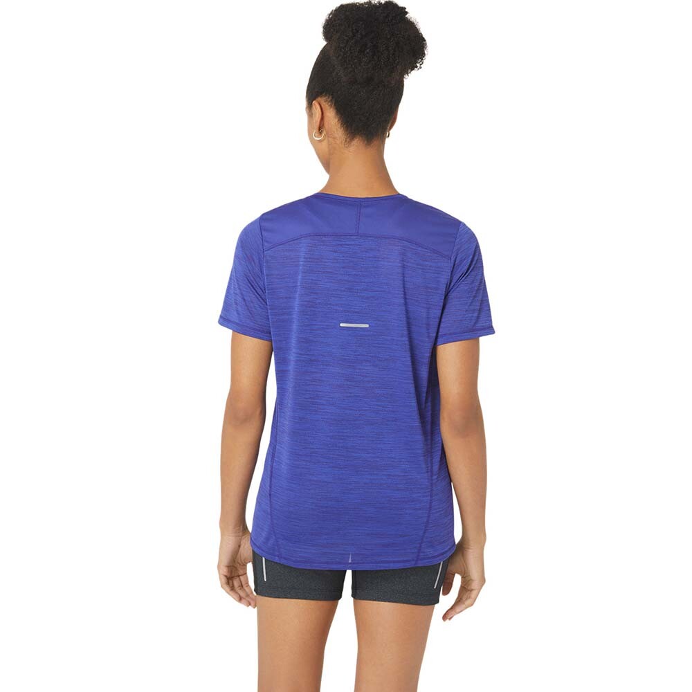 Race V-Neck SS Top - Mujer Eggplant/night Shade